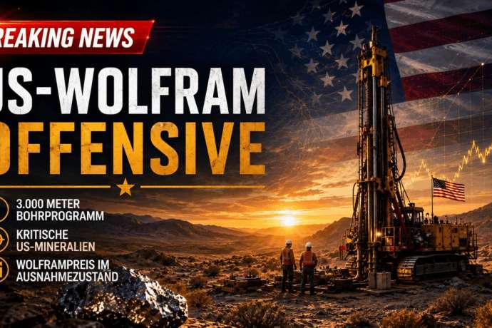 US-Wolfram-Offensive startet&colon; Breaking News&colon; Wird dieser US-Wolfram-Nanocap zum Sommer-Highflyer 2026&quest;
