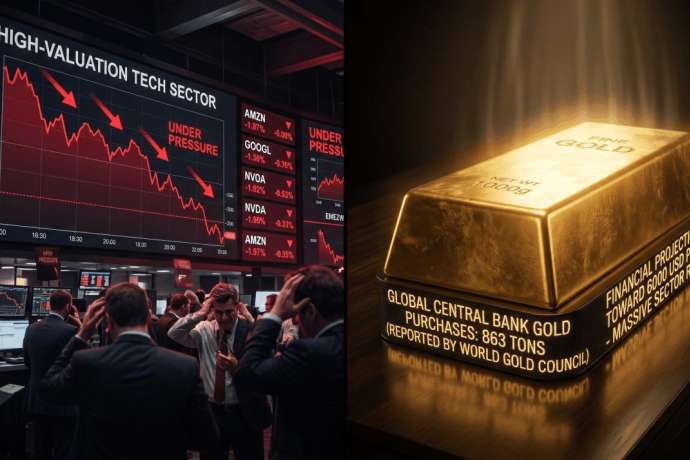 Tech wackelt&comma; Gold gl&auml;nzt&colon; Wohin rotiert das Smart Money jetzt&quest;
