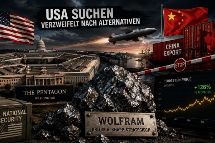 Pentagon in Alarmbereitschaft&quest;&colon; Dieser Rohstoff k&ouml;nnte jetzt Gold in den Schatten stellen
