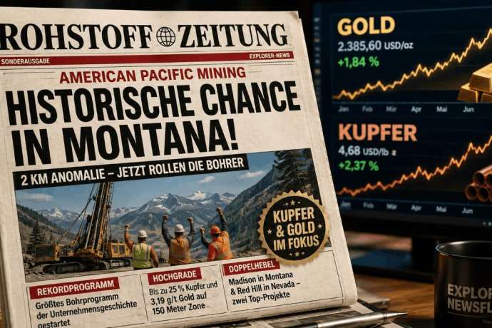 Startet jetzt der Newsflow?: Jetzt noch vor den ersten Bohrergebnissen positionieren?