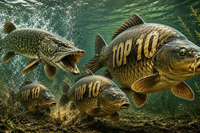 Voller Angiff&colon; Der junge Hecht im Top-10-Karpfenteich&excl;