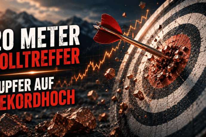 Neues Allzeithoch?: 20 Meter. So tief musste dieser Kupfer-Explorer bohren, um fündig zu werden. Was steckt in dieser Kupferaktie?