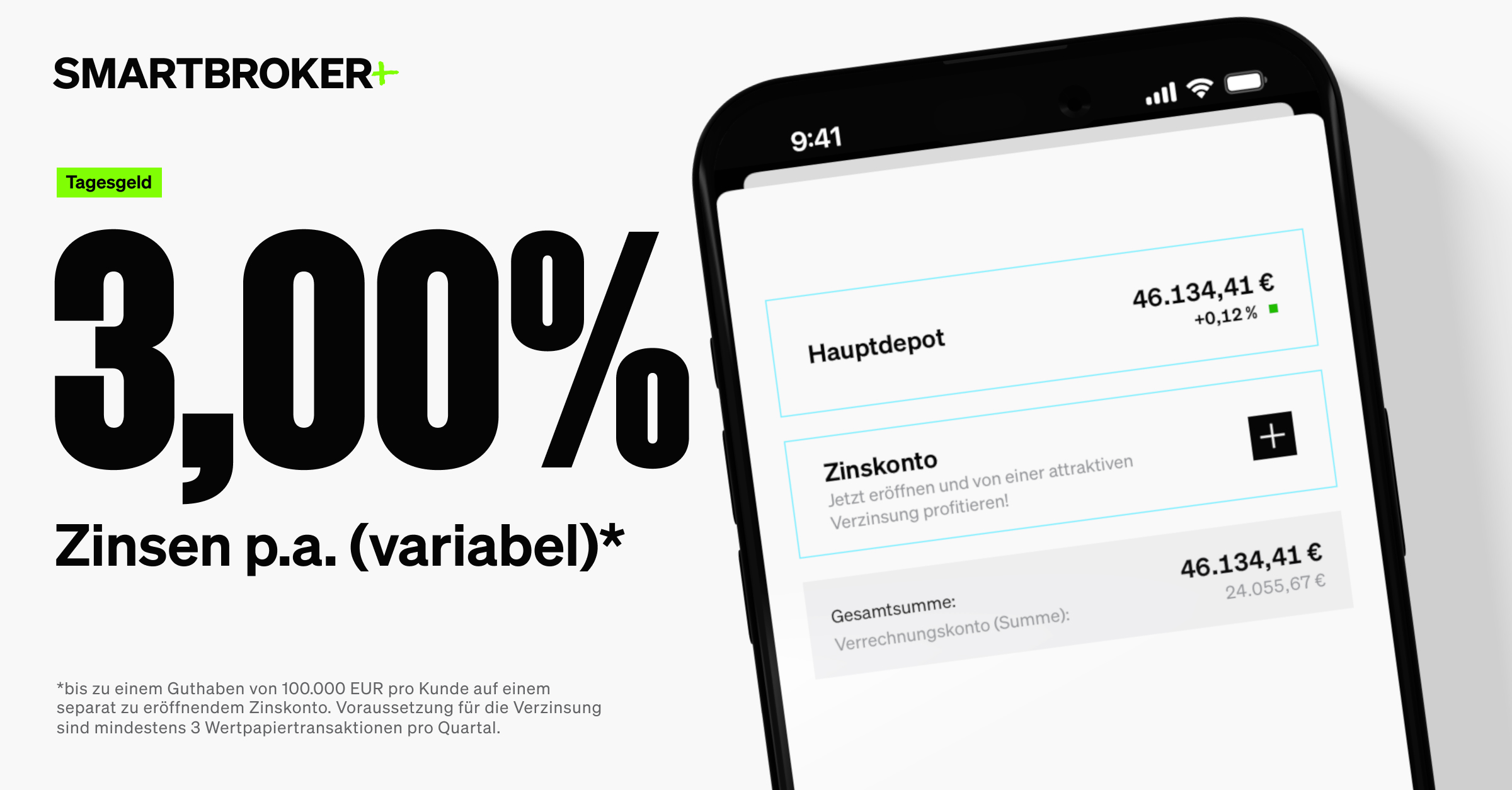 Tagesgeld Smartbroker+