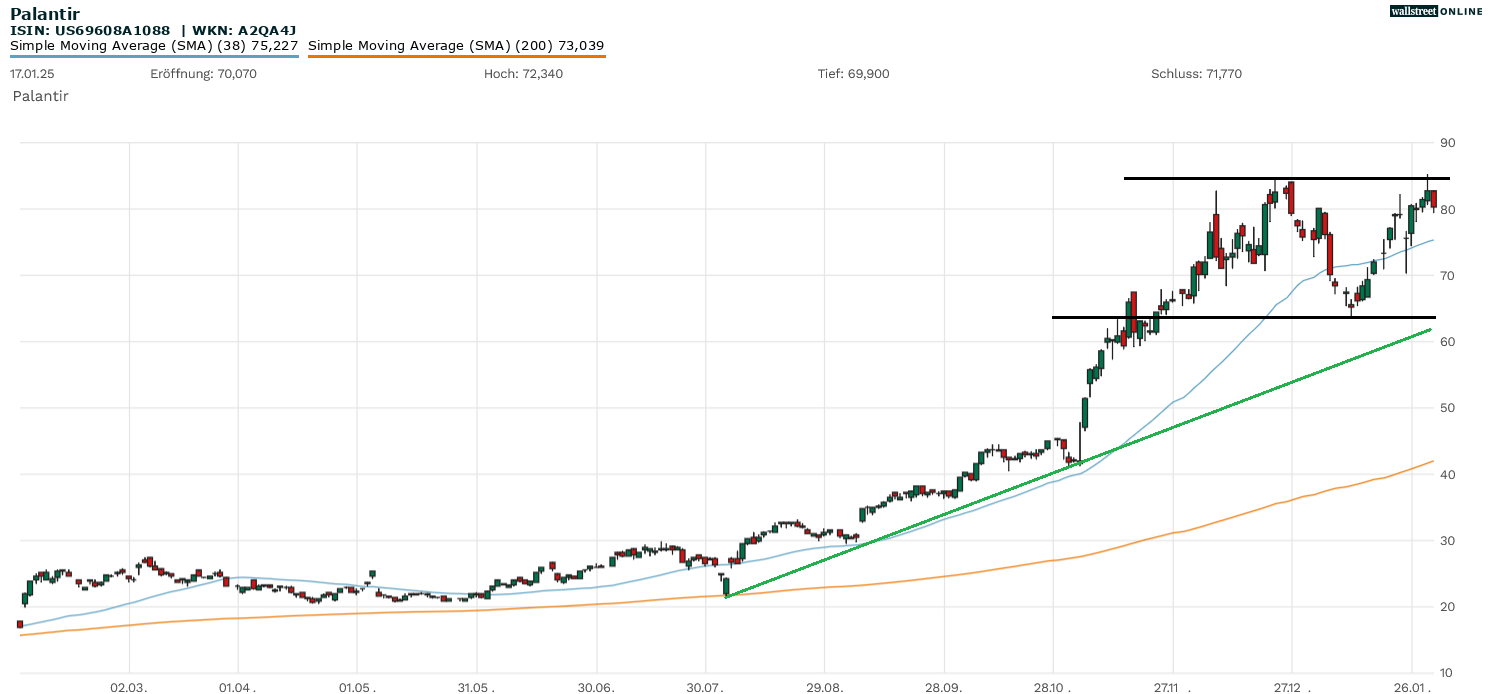 Palantir-Aktie in der Aktienanalyse