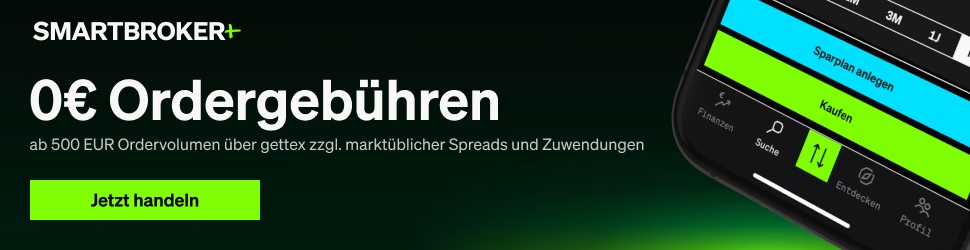 Handeln ab 0 Euro Ordergebühren